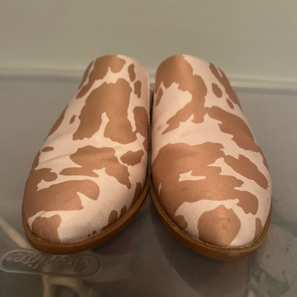 Cow Print Mules - Picture 3 of 9